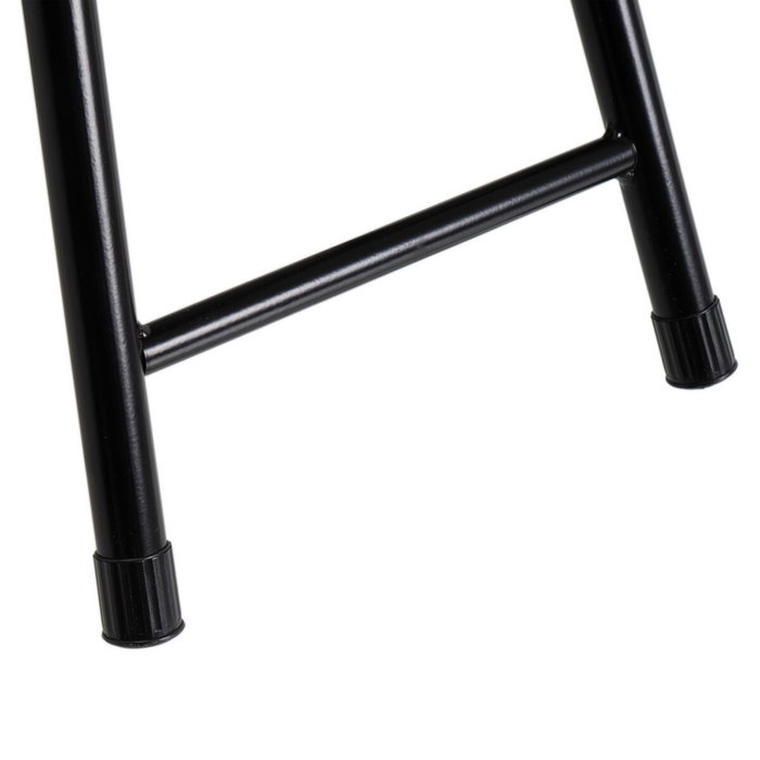 BigBuy Home Tabouret Noir Polyuréthane PVC Fer 30 x 30 x 45 cm BigBuy Home Tabouret Noir Polyuréthane PVC Fer 30 x 30 x 45 cm