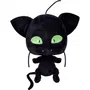 Bandai Miraculous Ladybug - Peluche Plagg 15 cm, Kwami de la destruction, Personnage de la série Miraculous
