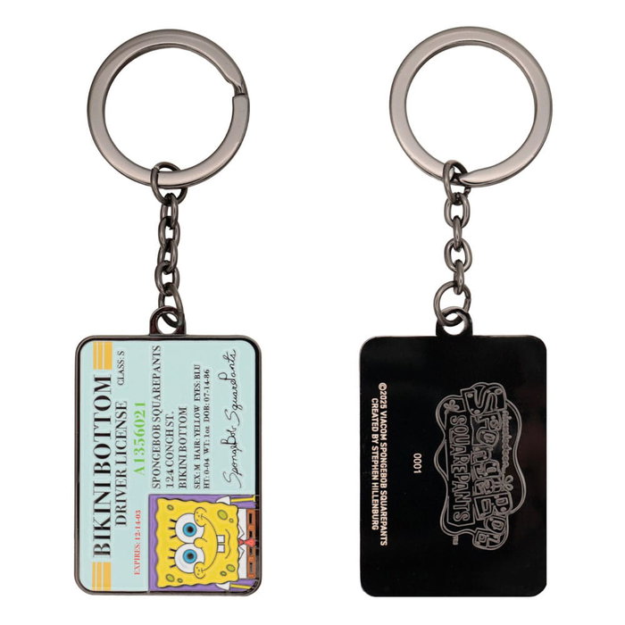 Bob l'éponge porte-clés Driver License Limited Edition Bob l'éponge porte-clés Driver License Limited Edition