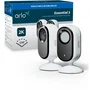 Arlo Essential 3 Lot de 2 caméras de surveillance 2K Intérieur – Vision nocturne WiFi