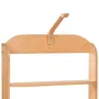 Roba Table à langer murale pliable en bois avec matelas - LiebhabaEr - 85 x 49 x 76.5 cm - 2 étagères - Jusqu'à 11 kg
