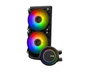 MSI MAG Coreliquid E240 Kit de Refroidissement Liquide pour Processeur, Radiateur 240mm, Ventilateurs ARGB PWM, Pompe 3000 RPM, Compatible Intel LGA et AMD