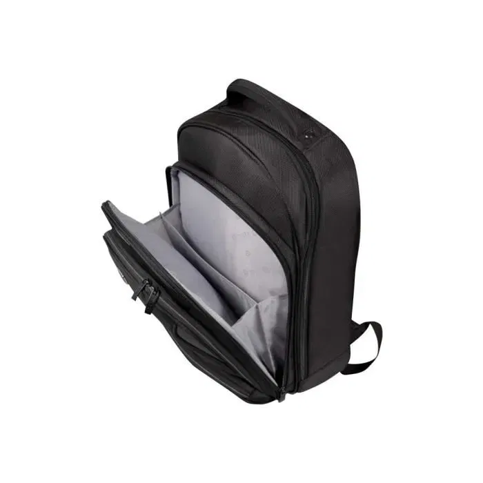 Port Designs Sac à Dos Ordinateur Manhattan pour PC Portable 15.6" à 17.3" Noir - Compartiment Sécurisé pour Laptop, Poche pour Tablet, Poche Organisateur, Porte-Documents