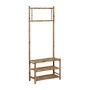 Porte-manteau Naturel Bambou 70 x 32 x 175 cm