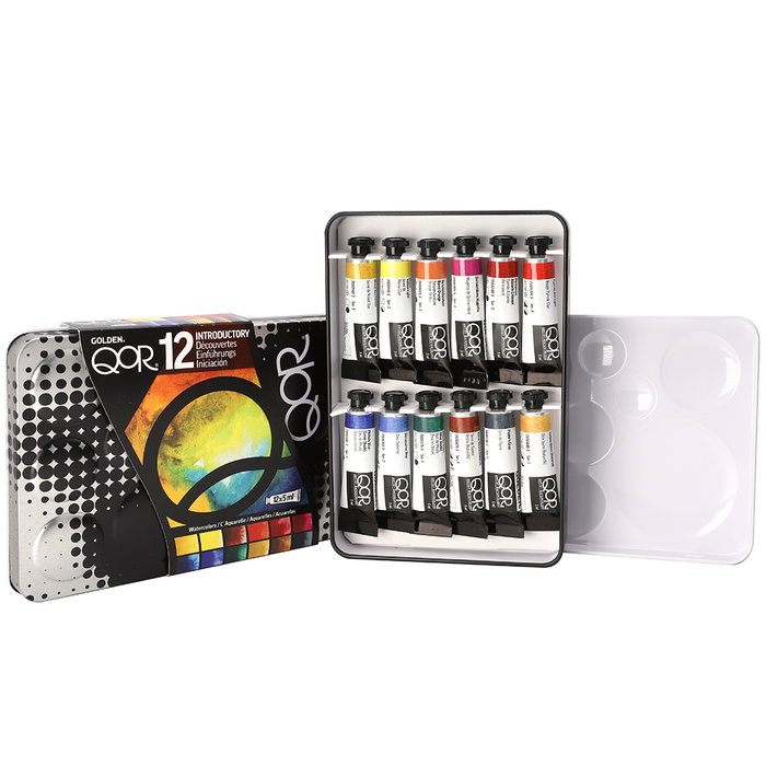 Qor Set d'Introduction Aquarelle 12 Couleurs Qor Set d'Introduction Aquarelle 12 Couleurs
