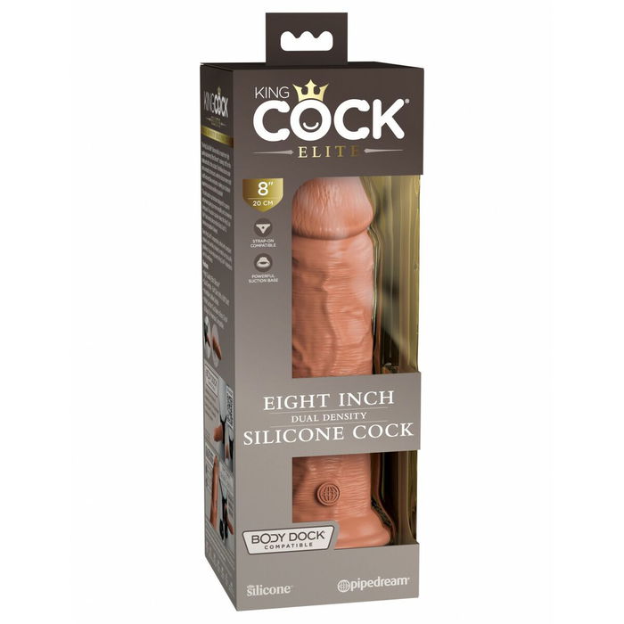 Gode réaliste Pipedream - King Cock Silicone Naturel