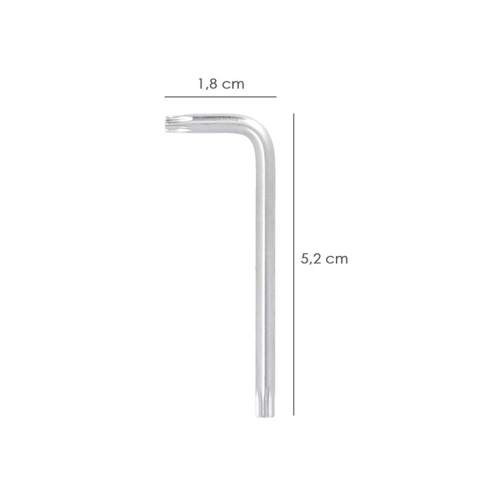 WOLFPACK LINEA PROFESIONAL Clé Torx Inviolable T15 WOLFPACK LINEA PROFESIONAL Clé Torx Inviolable T15