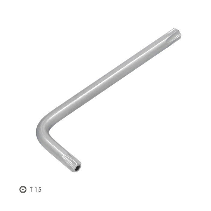 WOLFPACK LINEA PROFESIONAL Clé Torx Inviolable T15 WOLFPACK LINEA PROFESIONAL Clé Torx Inviolable T15