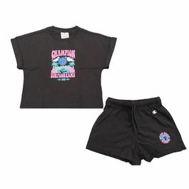 Ensemble de Sport pour Enfants Champion Noir