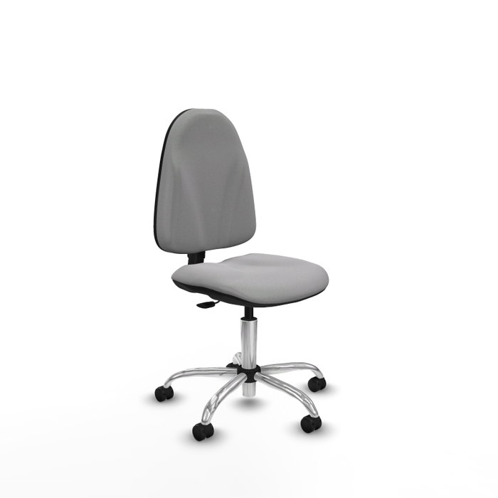PIQUERAS Y CRESPO Chaise de bureau Algarra, tissu gris clair, sans accoudoirs PIQUERAS Y CRESPO Chaise de bureau Algarra, tissu gris clair, sans accoudoirs