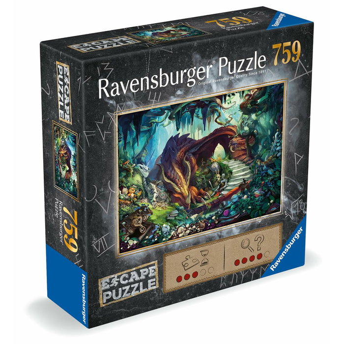 Ravensburger Puzzle Escape Dans la grotte du dragon - 759 pièces