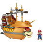 JAKKS PACIFIC - Figurine Deluxe Playset Super Mario Bowser Aeronave Nintendo (6 cm)