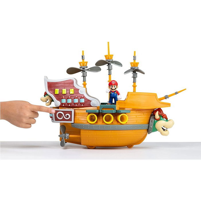 JAKKS PACIFIC - Figurine Deluxe Playset Super Mario Bowser Aeronave Nintendo (6 cm) JAKKS PACIFIC - Figurine Deluxe Playset Super Mario Bowser Aeronave Nintendo (6 cm)