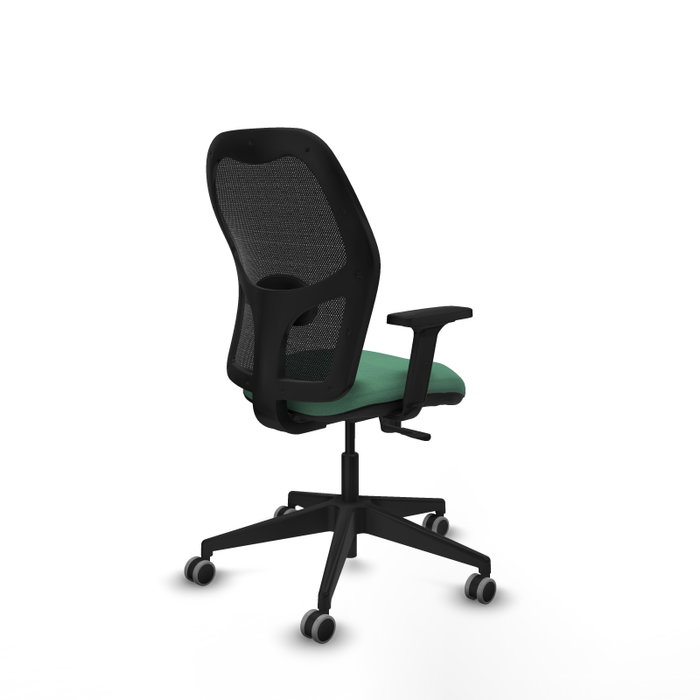 PIQUERAS Y CRESPO Chaise Alocén Synchro Vert émeraude/Noir
