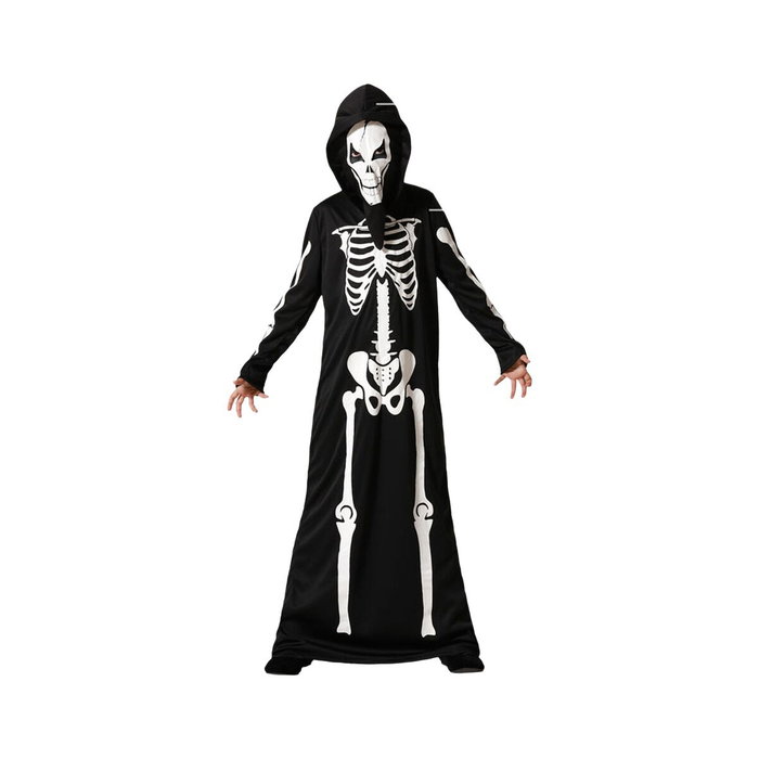 BigBuy Carnival Déguisement Squelette avec Capuche pour Enfants, 10-12 Ans