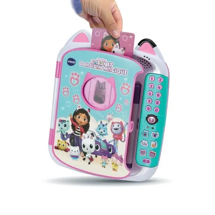 VTECH - GABBY ET LA MAISON MAGIQUE - KIDISECRETS, MON JOURNAL INTIME SÉCURISÉ AVEC CODE - Carnet A6, stylo, enregistrement vocal, 5-12 ans - Multicolore - Version française