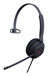 Yealink UH37 Casque mono Microsoft Teams, micro ECM double réduction de bruit, écouteurs 35mm 20Hz-20kHz, signal Busylight