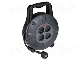 AS SCHWABE Rallonge réseau H05VV-F 10m 4 prises