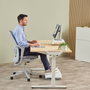 Fellowes Breyta XL Tapis de souris avec repose-poignet gris