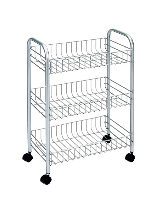 METALTEX Chariot LUGANO 3 Étagères 42x26x64cm METALTEX Chariot LUGANO 3 Étagères 42x26x64cm