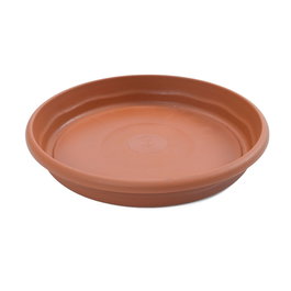 Plastiken Plato para maceta redonda Terra Ø180mm Marrón