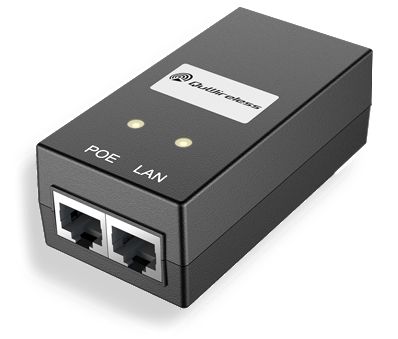 QuWireless - Alimentation PoE Passive 24V 0.8A pour antennes QuSpot/QuMax/QuMini et routeurs Teltonika - Cordon secteur UE inclus QuWireless - Alimentation PoE Passive 24V 0.8A pour antennes QuSpot/QuMax/QuMini et routeurs Teltonika - Cordon secteur UE inclus