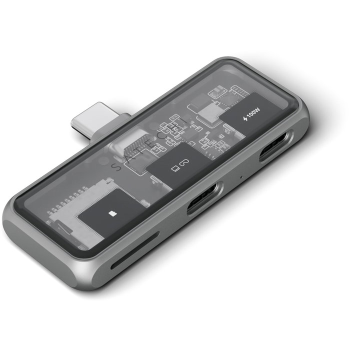 Satechi USB-C PD Mobile XR Hub & MicroSD Card Reader - Gris sidéral