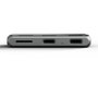 Satechi USB-C PD Mobile XR Hub & MicroSD Card Reader - Gris sidéral