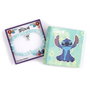 Disney Pulsera Stitch en Argent Baïné avec Perles Bleu Clair - Bracelet Extensible et Pendentif Adorable
