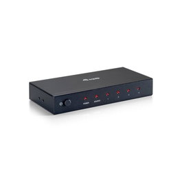 Equip 332714 Répartiteur HDMI 4 Ports - Splitter 4x HDMI, Full HD 1080p, Noir Métal