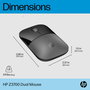 HP Souris sans fil Z3700 double mode (Bluetooth/USB) 1600 DPI avec récepteur intégré - Argent