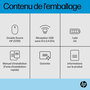 HP Souris sans fil Z3700 double mode (Bluetooth/USB) 1600 DPI avec récepteur intégré - Argent