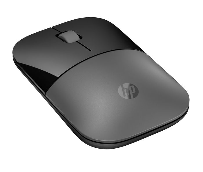 HP Souris sans fil Z3700 double mode (Bluetooth/USB) 1600 DPI avec récepteur intégré - Argent