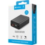 Sandberg Travel - Powerbank Externe 20000mAh Aluminium - 65W PD - Recharge Rapide USB-C/USB-A/QC 3.0 - Pour Ordinateurs Portables et Appareils Mobiles