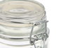 Vivalto Bocal en Verre Carré avec Fermeture Hermétique 200 ml 9x9x7 cm Transparent (Set de 24)
