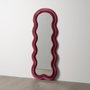 BigBuy Home Miroir mural Bordeaux Vertical 60 x 4 x 160 cm
