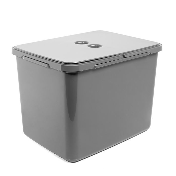 HERRAJES ALK Cubo de Basura Elegans M600 2x16L Anthracite