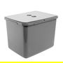 HERRAJES ALK Cubo de Basura Elegans M600 2x16L Anthracite