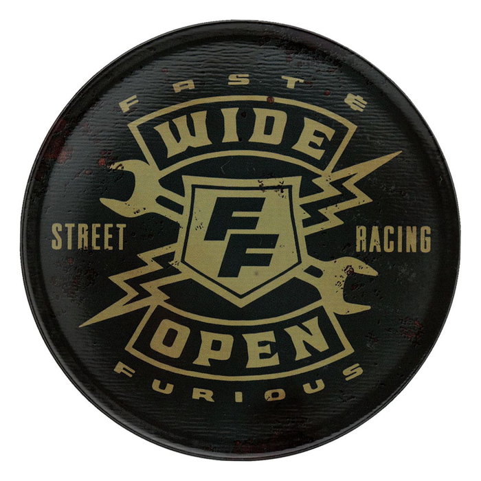 Fast & Furious pack 4 sous-verres Vintage Style