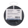 EDM Réf EDM020 Rejille de ventilation ronde encastrable avec moustiquaire Ø70mm ABS gris anthracite
