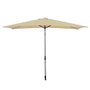 Marbueno 10492 Parasol Acier 8 Baleines 200x300 cm Polyester Marron Jardin Piscine Terrasse