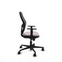Piqueras y Crespo Chaise de Bureau Jorquera Blanc et Noir