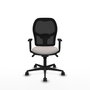 Piqueras y Crespo Chaise de Bureau Jorquera Blanc et Noir