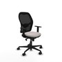 Piqueras y Crespo Chaise de Bureau Jorquera Blanc et Noir