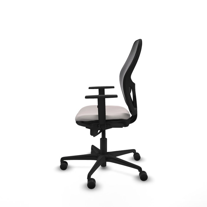 Piqueras y Crespo Chaise de Bureau Jorquera Blanc et Noir