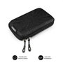 Subblim Housse de protection pour disque dur 2.5 pouces, étui rigide anti-choc, compartiments pour câbles, USB et cartes, Noir
