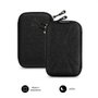 Subblim Housse de protection pour disque dur 2.5 pouces, étui rigide anti-choc, compartiments pour câbles, USB et cartes, Noir