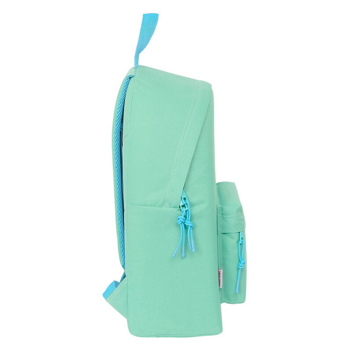 SAFTA Sac à dos Disney Stitch Aloha 42 cm - 33x15x42 cm, poche frontale avec fermeture éclair, bretelles ergonomiques rembourrées, poignée de transport