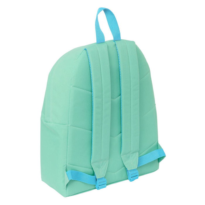 SAFTA Sac à dos Disney Stitch Aloha 42 cm - 33x15x42 cm, poche frontale avec fermeture éclair, bretelles ergonomiques rembourrées, poignée de transport