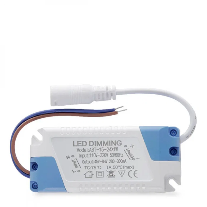 BX3 LIGHT Driver LED ABT-15-24W TRIAC 24W, 280-300 mA, 45-84V DC, Classe II, pour LED réglables BX3 LIGHT Driver LED ABT-15-24W TRIAC 24W, 280-300 mA, 45-84V DC, Classe II, pour LED réglables